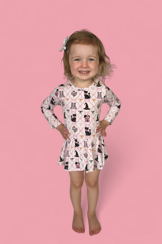 BROOMSTICKS AND BLOSSOMS DREAM BODYSUIT DRESS