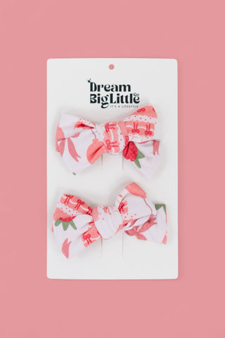 BERRY SWEET BIRTHDAY DREAM BOW HAIR CLIPS