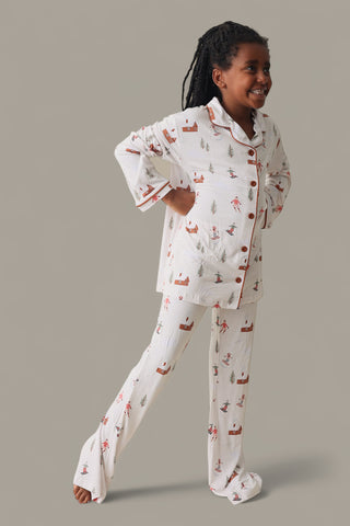 COZY CHALET DREAM GIRL'S FLARE SET