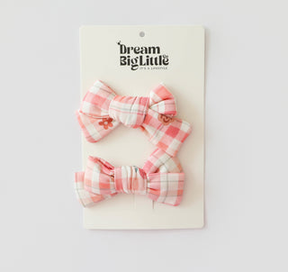 HARVEST BLOOMS DREAM BOW HAIR CLIPS