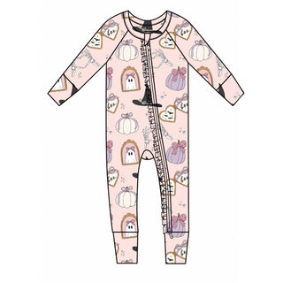 PRE-ORDER PRETTY LITTLE HAUNTS DREAM RUFFLE ROMPER 8/7-8/15 (SHIPS END OF AUGUST)