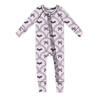 PRE-ORDER BOWTIFUL BATS DREAM RUFFLE ROMPER 8/7-8/15 (SHIPS END OF AUGUST)