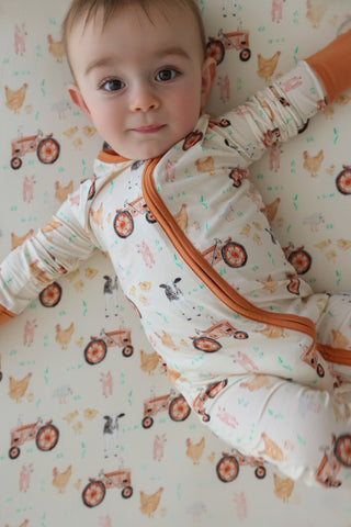 FARMYARD FRIENDS DREAM CRIB SHEET