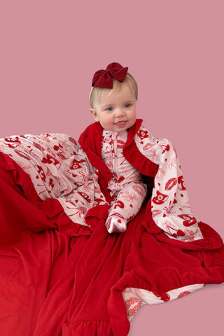 SEALED WITH LOVE DREAM RUFFLE BLANKET