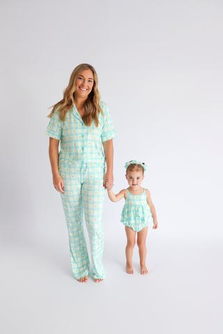 CITRUS GINGHAM WOMEN'S FLARE DREAM SET