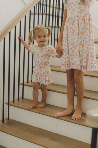 KINSLEY'S BLOOM & BOOTS DREAM BODYSUIT DRESS