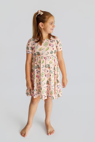 IN THE GARDEN DREAM RUFFLE DRESS