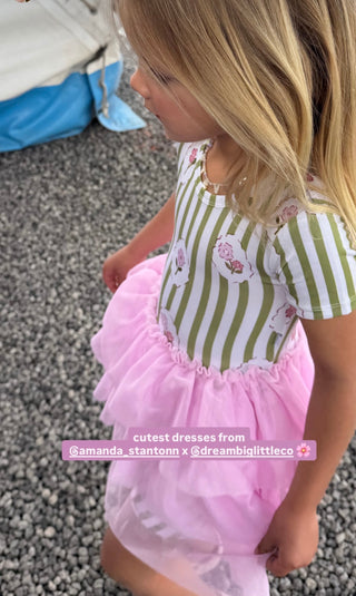 ROSIE'S MEADOW STRIPES DREAM TUTU DRESS