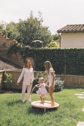 CHARLIE'S CHECKS DREAM RUFFLE DRESS