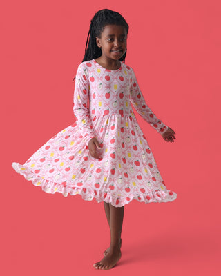 PENCILS & BOWS DREAM RUFFLE DRESS