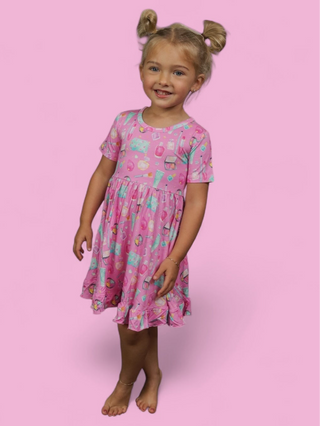 GLAMOUR MAGIC DREAM RUFFLE DRESS