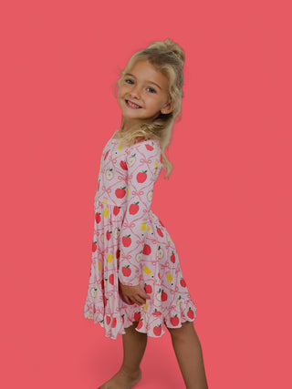 PENCILS & BOWS DREAM RUFFLE DRESS