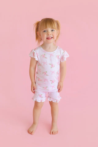BLOOM & BOW DREAM RUFFLE SHORT SET