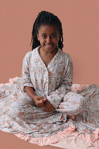 AUTUMN BLOSSOM DREAM GIRL'S FLARE SET