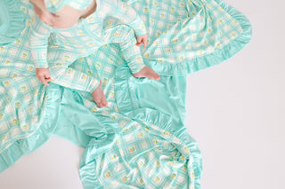 CITRUS GINGHAM DREAM ROMPER