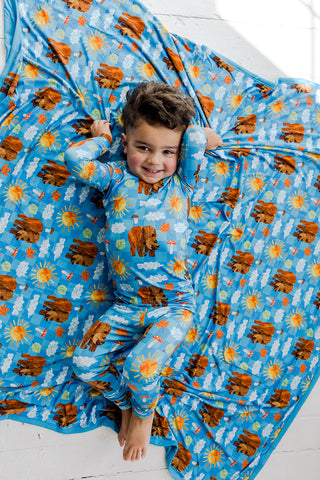 BEAR-Y BLUE SKIES DREAM BLANKET