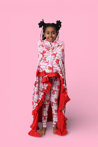 PRE-ORDER BE MINE BOWS DREAM RUFFLE BLANKET