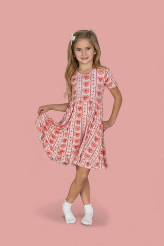 CANDY HEARTS DREAM RUFFLE DRESS