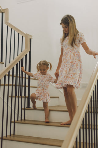 KINSLEY'S BLOOM & BOOTS DREAM BODYSUIT DRESS