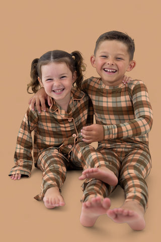 HARVEST TARTAN DREAM GIRL'S FLARE SET