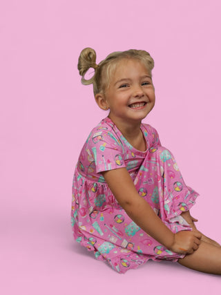 GLAMOUR MAGIC DREAM RUFFLE DRESS