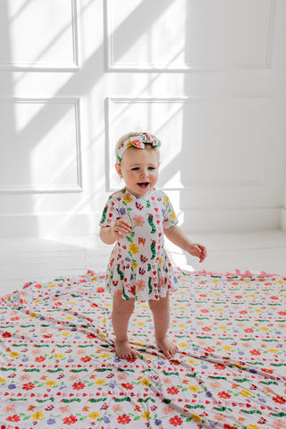 LOVEBUG BLOOMS DREAM BODYSUIT DRESS