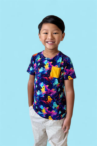 GLOWIN' GHOSTIES DREAM POCKET TEE