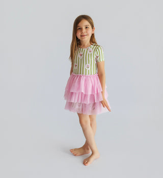 ROSIE'S MEADOW STRIPES DREAM TUTU DRESS