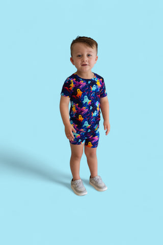 GLOWIN' GHOSTIES DREAM SHORT SET
