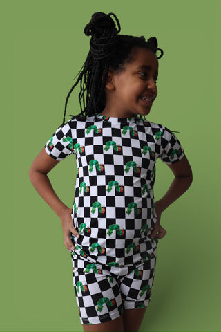 CATERPILLAR CHECK DREAM SHORT SET