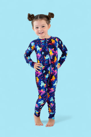 GLOWIN' GHOSTIES DREAM ROMPER