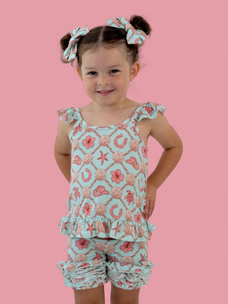 COASTAL COWGIRL DREAM RUFFLE TANK