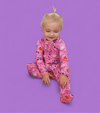 BERRY SWEET BOO DREAM RUFFLE ROMPER