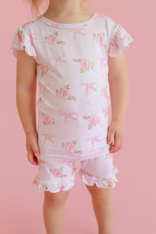 BLOOM & BOW DREAM RUFFLE SHORT SET
