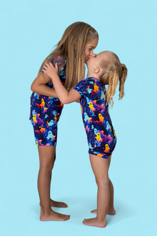 GLOWIN' GHOSTIES DREAM SHORT SET