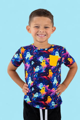 GLOWIN' GHOSTIES DREAM POCKET TEE