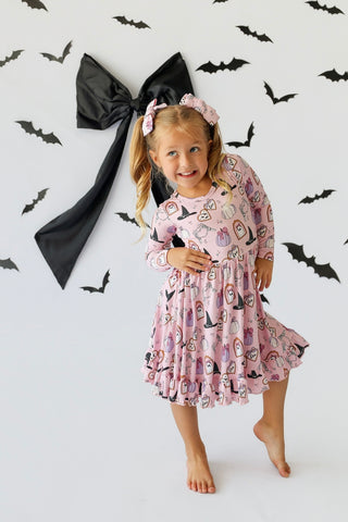 PRETTY LITTLE HAUNTS DREAM RUFFLE DRESS