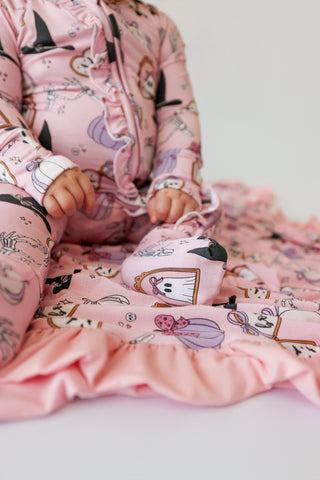 PRETTY LITTLE HAUNTS DREAM RUFFLE ROMPER