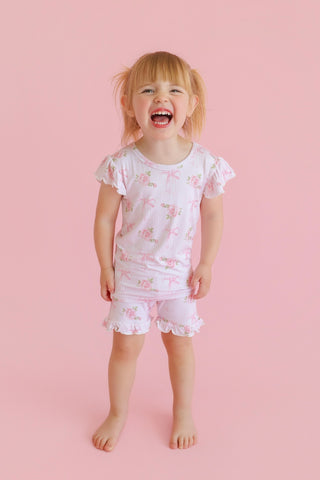 BLOOM & BOW DREAM RUFFLE SHORT SET