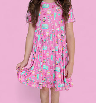 GLAMOUR MAGIC DREAM RUFFLE DRESS