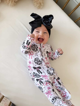 MIDNIGHT DISCO DARLING DREAM RUFFLE ROMPER