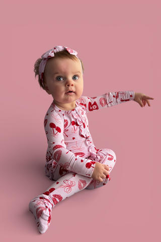 SEALED WITH LOVE DREAM RUFFLE ROMPER