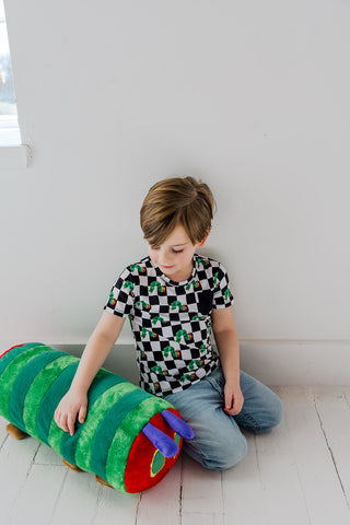 CATERPILLAR CHECK DREAM POCKET TEE