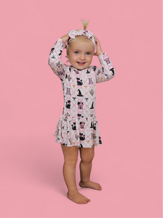 BROOMSTICKS AND BLOSSOMS DREAM BODYSUIT DRESS