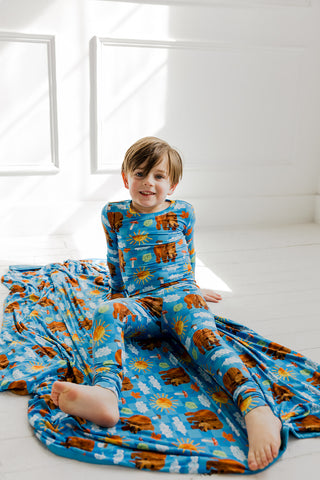 BEAR-Y BLUE SKIES DREAM BLANKET