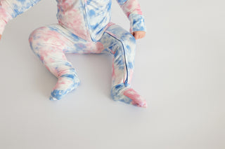 COTTON CANDY TIE DYE DREAM ROMPER