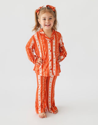 PUMPKIN PATCH BOWS DREAM GIRL'S FLARE SET