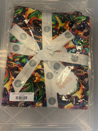 REV & ROAR DREAM BLANKET (ALL OVER NO ORANGE BASE) picture for reference of print