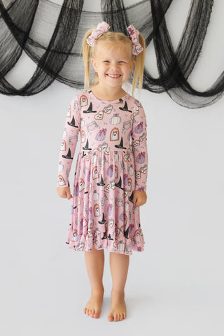 PRETTY LITTLE HAUNTS DREAM RUFFLE DRESS