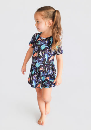 MIDNIGHT REEF DREAM BODYSUIT DRESS